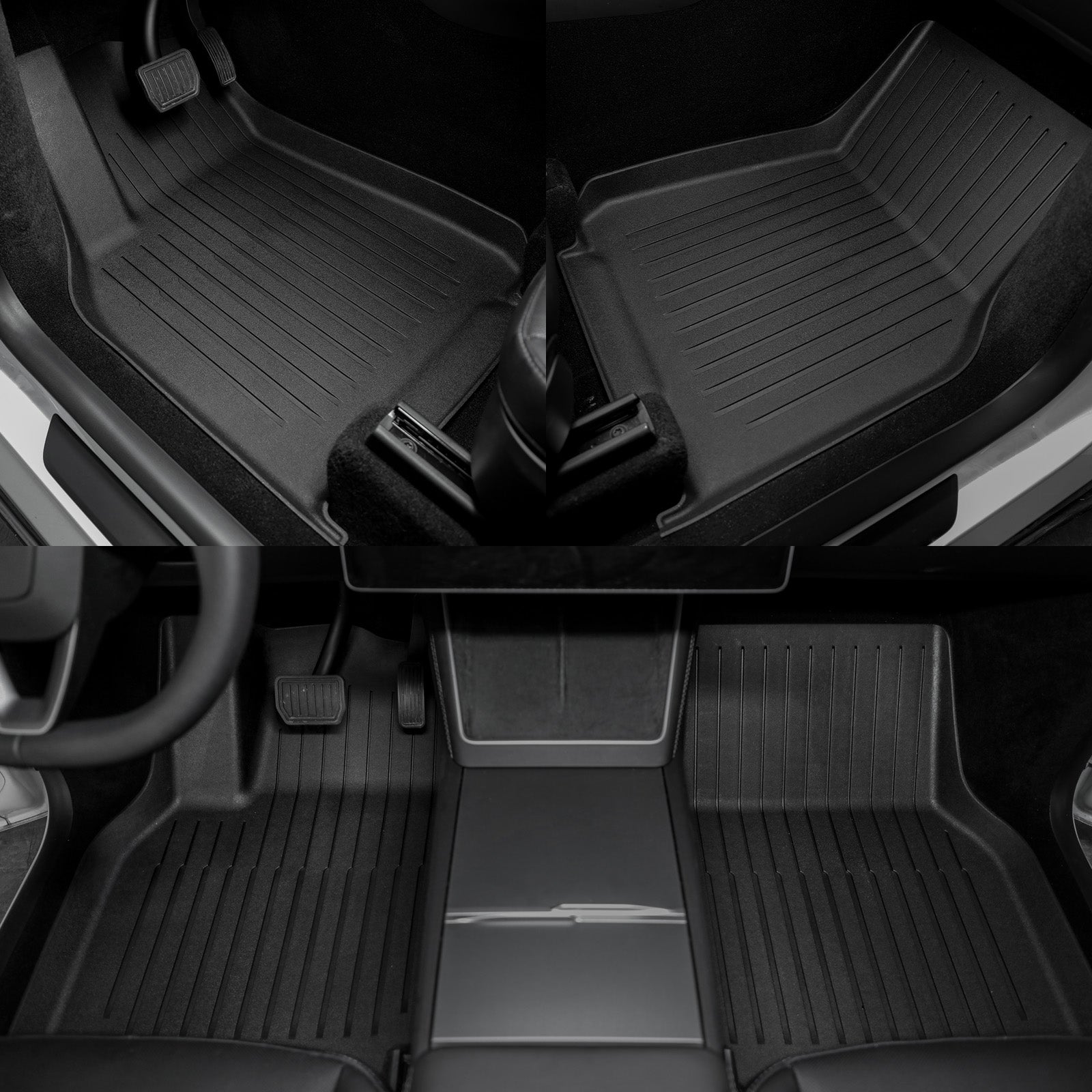 Tesla Model Y Bronze Floor Mats & Accessories Pack