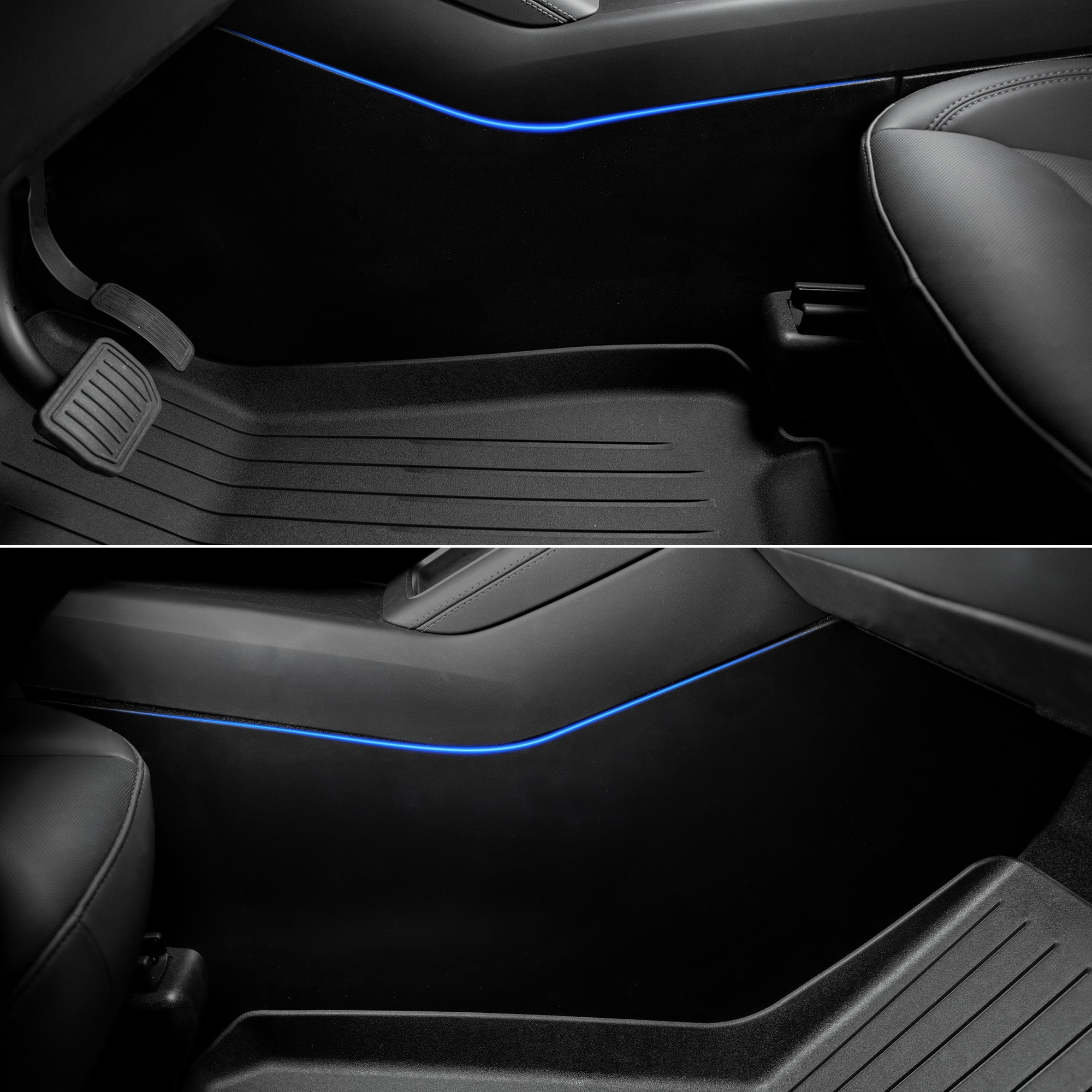 Tesla Model Y Silver Kit – Upgraded 3D Floor Mats + Cabin Organization Accessories | TESPRE