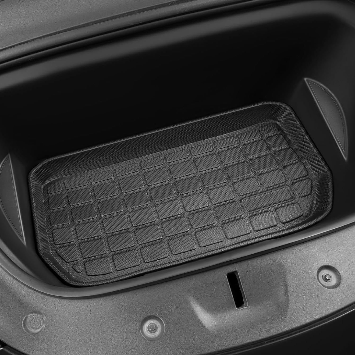 SUPER LINER Floor Mats for Tesla Model Y 5 Seats 2021 2022 2023 2024 | 6-Piece Set Extra-Thick TPE All-Weather Floor & Cargo Liners | Pet & Child-Friendly Custom Fit Interior Accessories