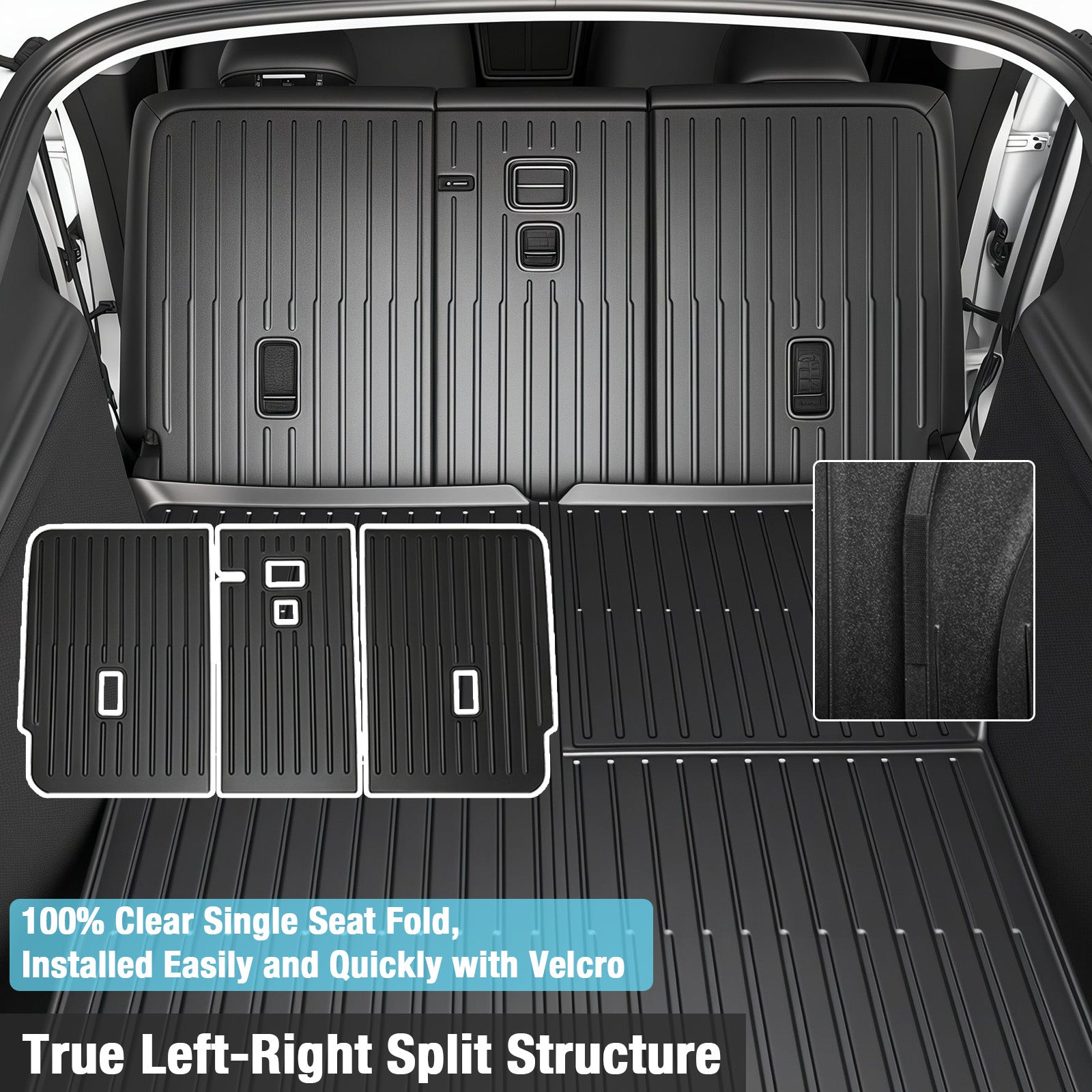 Tesla Model Y Bronze Floor Mats & Accessories Pack